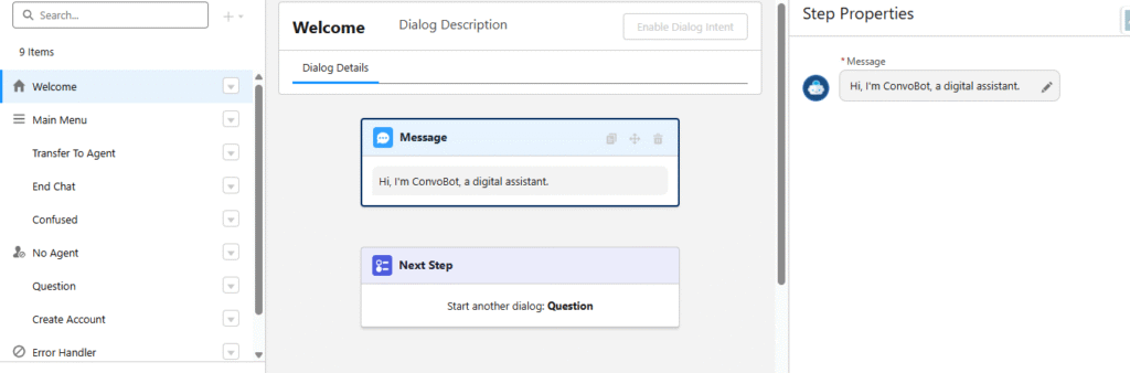 Configure Dialogs and Bot Setup