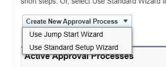 Step 2 Create new Approval Process