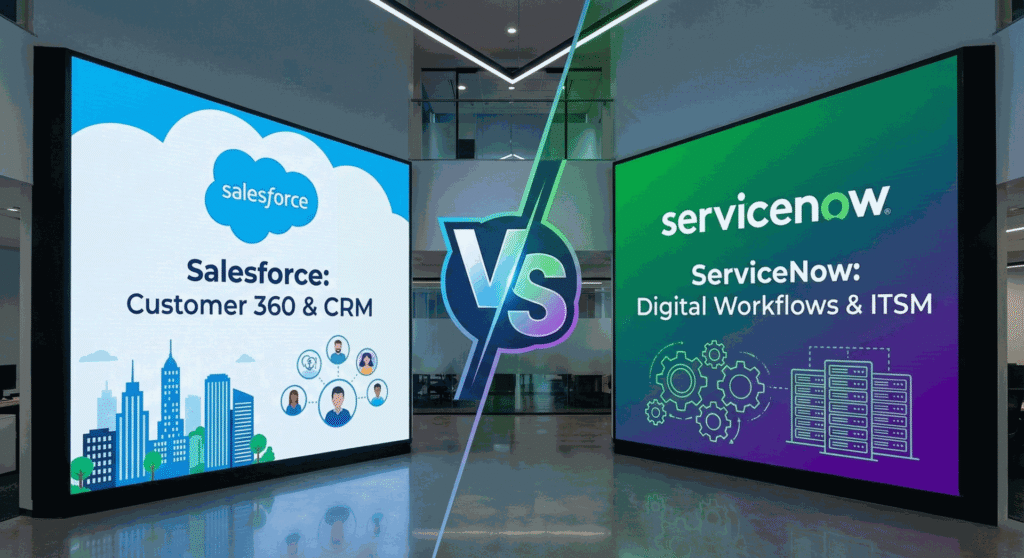 salesforce vs servicenow in 2026